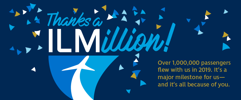Wilmington International Airport celebrates major milestone of serving over 1,000,000 passengers